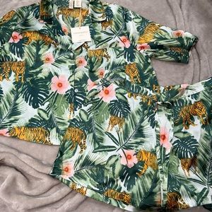 Silk pajama set